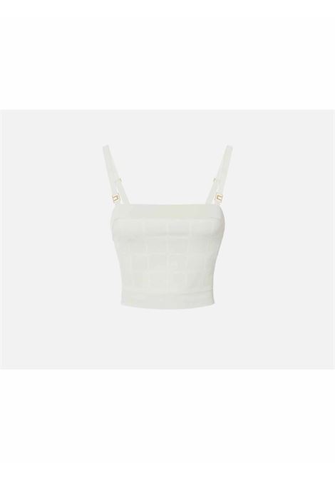 jaquard logo tricot ELISABETTA FRANCHI | Top | TK32B51E2E84
